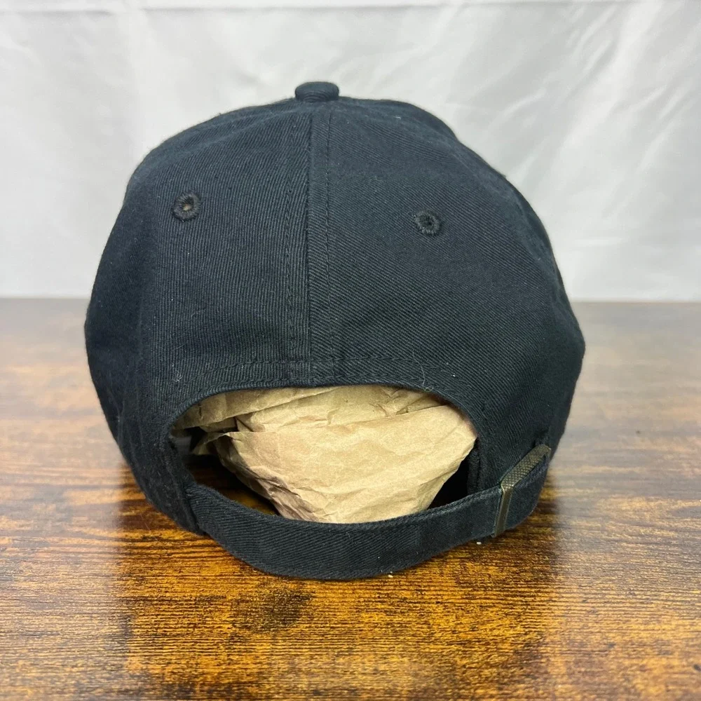 47 Brand Los Angeles Dodgers Hat Black Blue LA Logo Adjustable MLB Dad Cap OSFA
